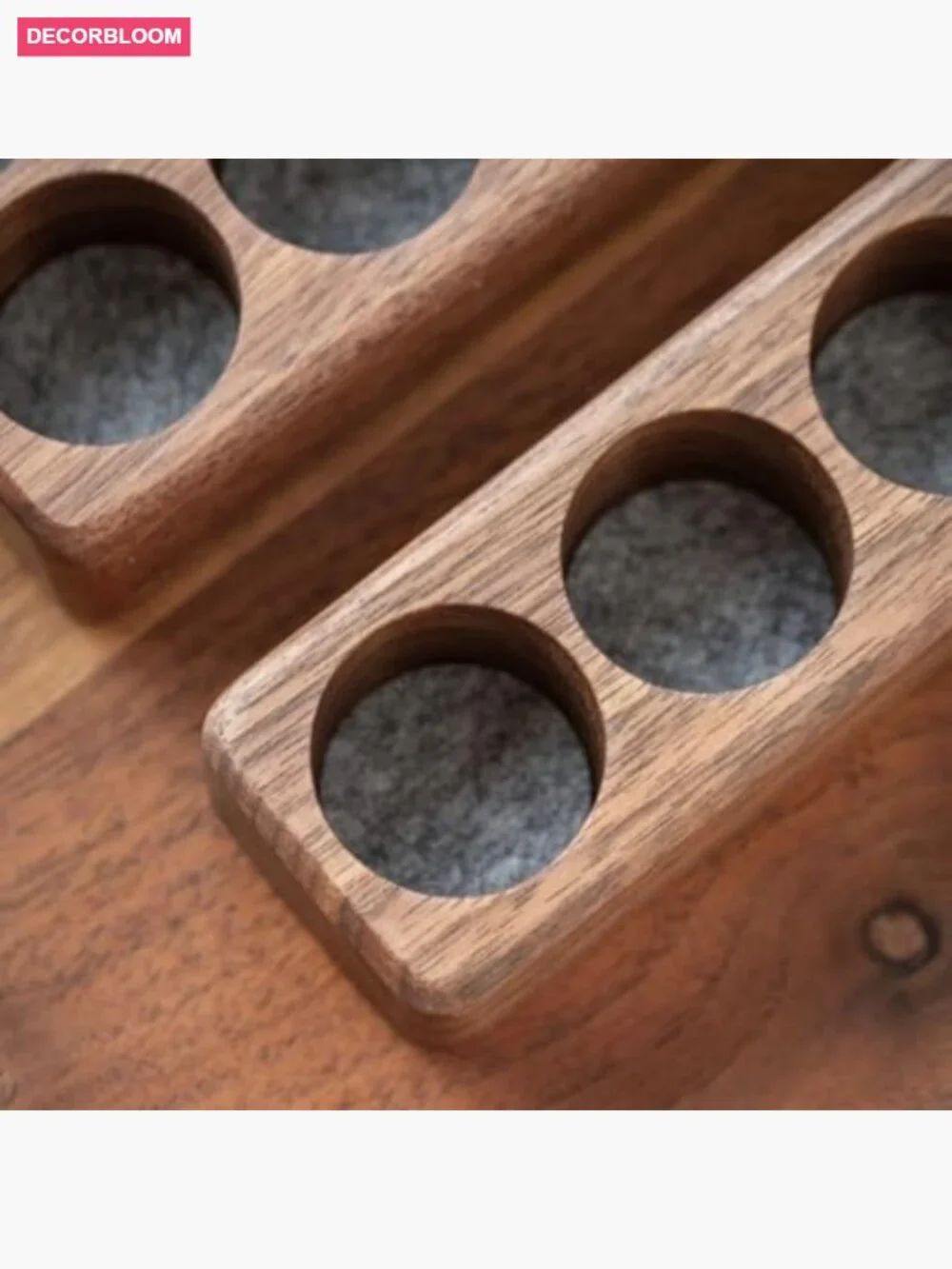 Wood Essential Oil Holder Stand 7 Bottle Display